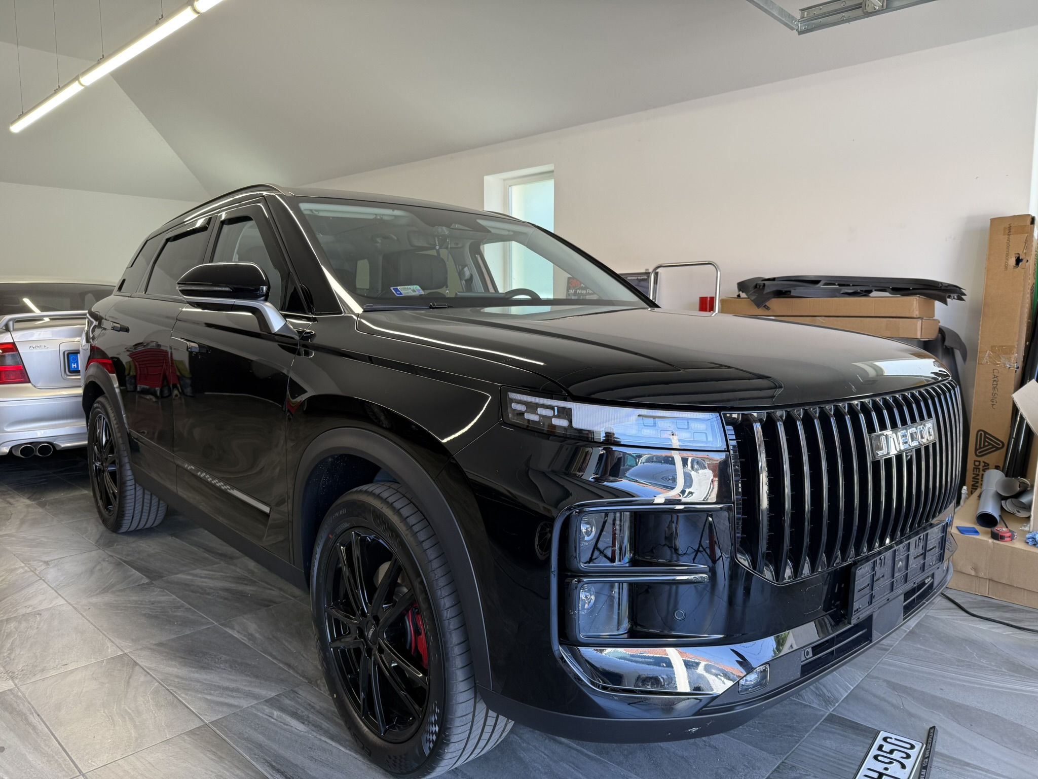 Jaecoo 7 | Króm eltüntetés / Chrome Delete (Fekete)